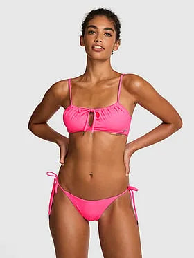 Front-Tie Keyhole Bikini Top