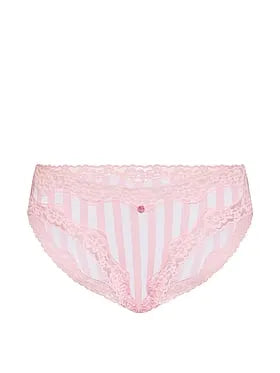 Cotton Lace-Waist Bikini Panty