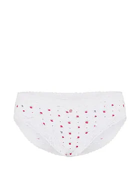 Cotton Lace-Waist Bikini Panty