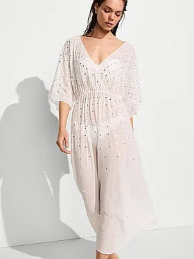 Beachwear Mirrored Chiffon Maxi Dress