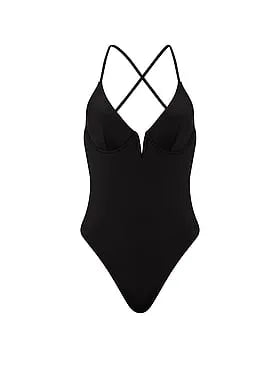 V-Wire Plunge Cheeky One-Piece Swimsuit