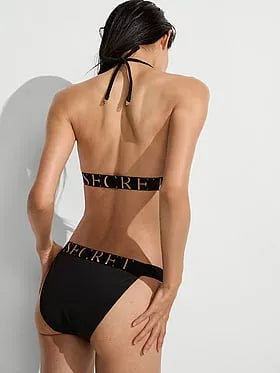 Exploded Logo Triangle Bikini Top