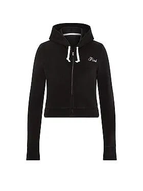 Terry Full-Zip Cover-Up Hoodie