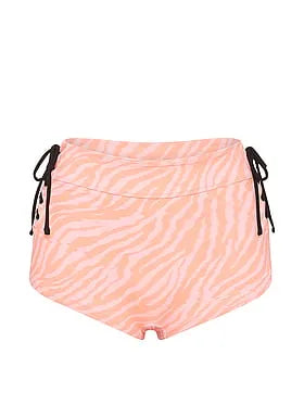 Lace-Up Boyshort Bikini Bottom