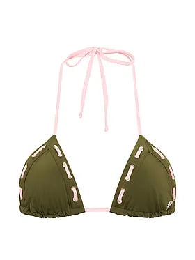 Laced Triangle Bikini Top