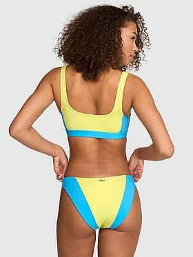 Front-Zip Scoop Scuba Bikini Top