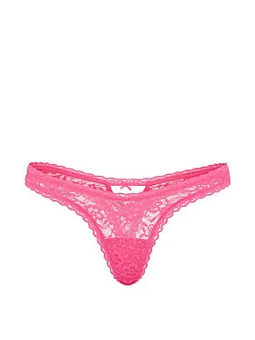 Lace Keyhole Ultra-Mini Scoop Thong Panty