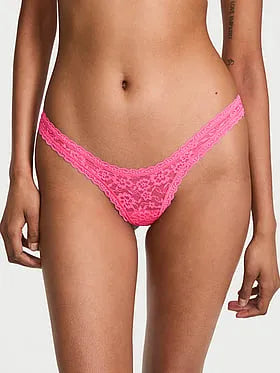 Lace Keyhole Ultra-Mini Scoop Thong Panty