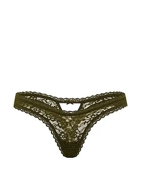 Lace Keyhole Ultra-Mini Scoop Thong Panty