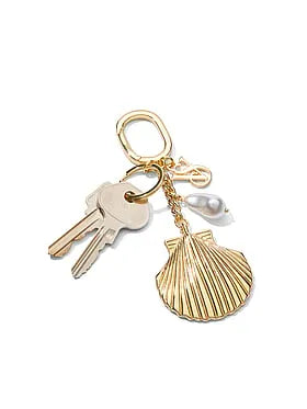 Shell Bag Charm Keychain
