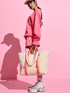 Canvas Carryall Beach Tote Bag