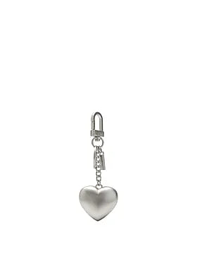 Metal Heart Keychain Charm