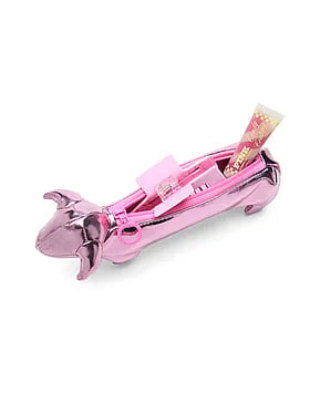 PINK Dog Makeup Brush Bag