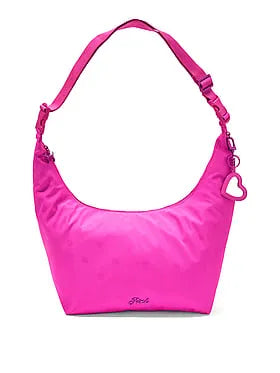 Satin Nylon Hobo Bag