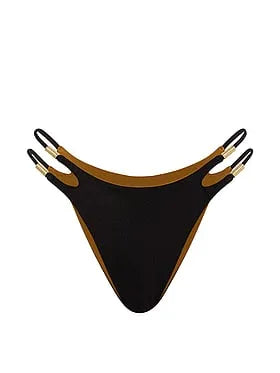 Reversible Cut-Out Rings Brazilian Bikini Bottom