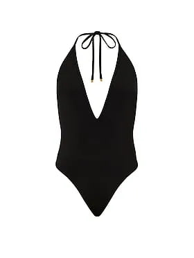 Brazilian Plunge One-Piece Swimsuit