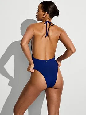 Brazilian Plunge One-Piece Swimsuit