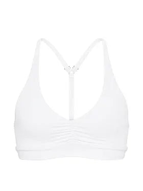 PINK Relayâ¢ Ruched Plunge Sports Bra