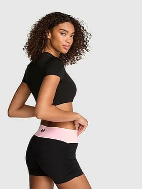 PINK Relayâ¢ Ruched Bun Shorts