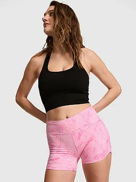 PINK Relayâ¢ Ruched Bun Shorts
