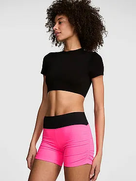 PINK Relayâ¢ Ruched Bun Shorts