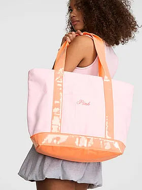 Sequin Canvas Tote Bag