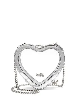 Clear Heart Shoulder Bag