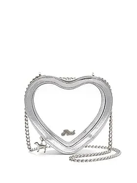 Clear Heart Shoulder Bag