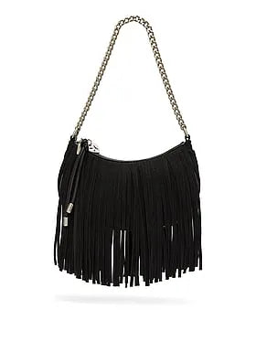 Crescent Fringe Shoulder Bag