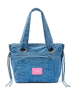 Canvas Flat-Bottom Tote Bag