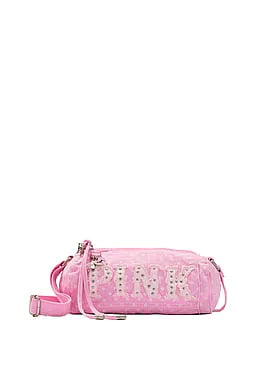Canvas Rolled Duffle Shoulder Bag
