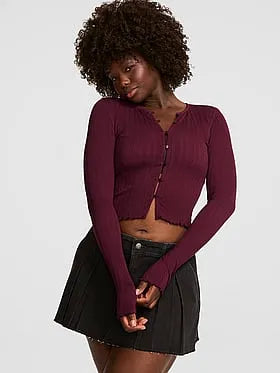 AnyWear Cropped Cardigan