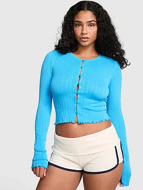 AnyWear Cropped Cardigan