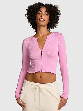 AnyWear Cropped Cardigan