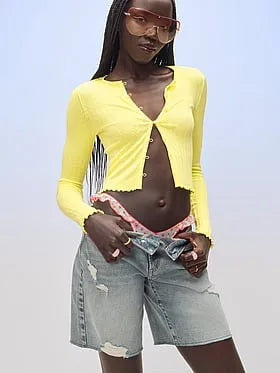 AnyWear Cropped Cardigan