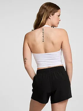 Tech Woven Front-Slit Run Shorts