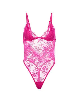 Rose Lace Triangle Bodysuit