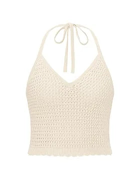 Crochet Halter Tank Top