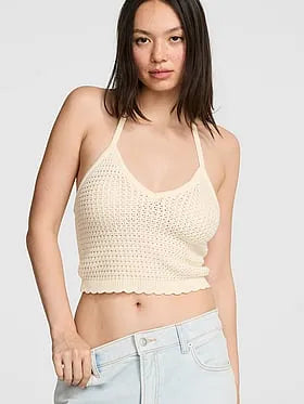Crochet Halter Tank Top