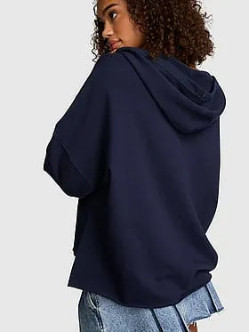 Campus Terryâ¢ Lace-Up Tunic Hoodie