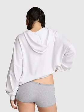 Campus Terryâ¢ Lace-Up Tunic Hoodie