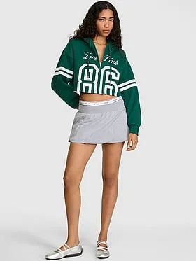 Campus Fleeceâ¢ Cropped Half-Zip Hoodie