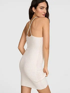 Crochet Bodycon Midi Dress