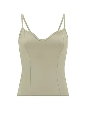 All-Day Soft Rib Corset Tank Top