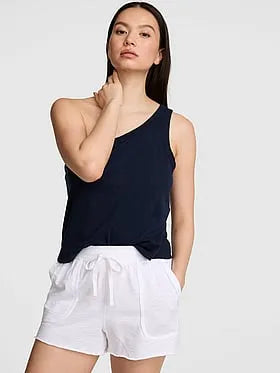 Dream Jersey One-Shoulder Tank Top