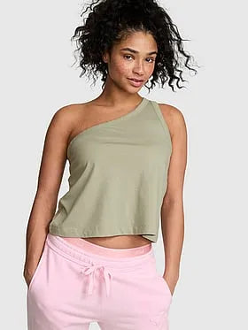 Dream Jersey One-Shoulder Tank Top