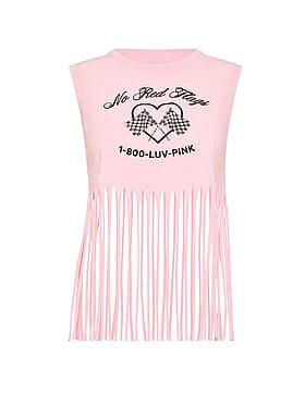 Campus Cottonâ¢ Retro Fringe Tank Top