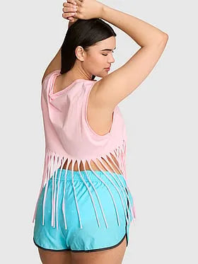 Campus Cottonâ¢ Retro Fringe Tank Top