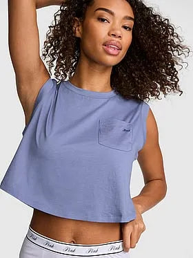 Light as Air Jersey Cropped Tank Top