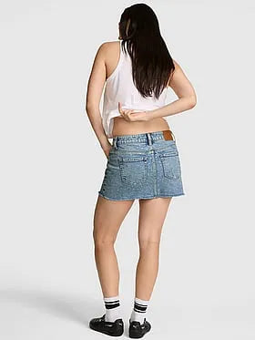Denim by PINK Mini Jean Skirt